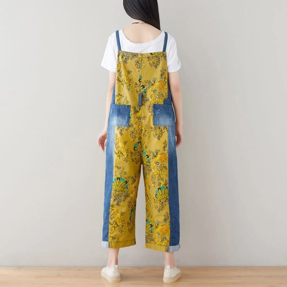 Overalls Women's floral - Picture 2 of 7